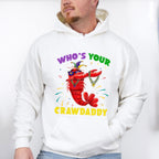 Mardi Gras Crawdaddy Father's Day Unisex Crewneck T-Shirt Sweatshirt Hoodie