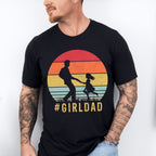 Girldad Father's Day Unisex Crewneck T-Shirt Sweatshirt Hoodie