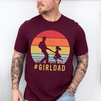 Girldad Father's Day Unisex Crewneck T-Shirt Sweatshirt Hoodie