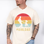 Girldad Father's Day Unisex Crewneck T-Shirt Sweatshirt Hoodie