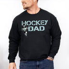 Hockey Dad Father's Day Unisex Crewneck T-Shirt Sweatshirt Hoodie