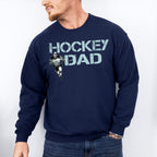 Hockey Dad Father's Day Unisex Crewneck T-Shirt Sweatshirt Hoodie