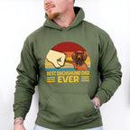 Best Dachshund Dad Ever Father's Day Unisex Crewneck T-Shirt Sweatshirt Hoodie