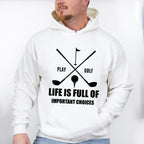 Play Golf Father's Day Unisex Crewneck T-Shirt Sweatshirt Hoodie