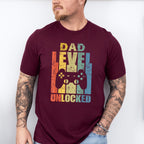 Dad Level Unlocked Father's Day Unisex Crewneck T-Shirt Sweatshirt Hoodie