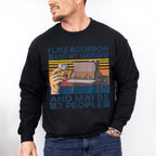 I Like Bourbon Father's Day Unisex Crewneck T-Shirt Sweatshirt Hoodie