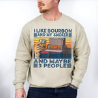 I Like Bourbon Father's Day Unisex Crewneck T-Shirt Sweatshirt Hoodie
