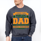 Two Titles Father's Day Unisex Crewneck T-Shirt Sweatshirt Hoodie