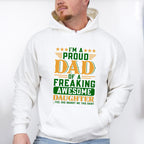 Proud Dad Father's Day Unisex Crewneck T-Shirt Sweatshirt Hoodie