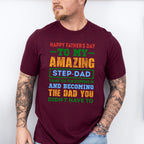Step-Dad Father's Day Unisex Crewneck T-Shirt Sweatshirt Hoodie