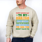 Step-Dad Father's Day Unisex Crewneck T-Shirt Sweatshirt Hoodie