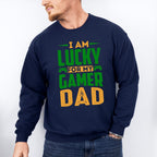 I'm Lucky Father's Day Unisex Crewneck T-Shirt Sweatshirt Hoodie