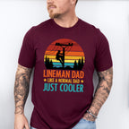 Lineman Dad Father's Day Unisex Crewneck T-Shirt Sweatshirt Hoodie