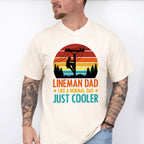 Lineman Dad Father's Day Unisex Crewneck T-Shirt Sweatshirt Hoodie