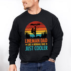 Lineman Dad Father's Day Unisex Crewneck T-Shirt Sweatshirt Hoodie
