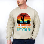 Lineman Dad Father's Day Unisex Crewneck T-Shirt Sweatshirt Hoodie