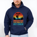 Lineman Dad Father's Day Unisex Crewneck T-Shirt Sweatshirt Hoodie