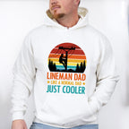 Lineman Dad Father's Day Unisex Crewneck T-Shirt Sweatshirt Hoodie