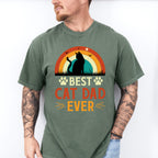 Best Cat Dad Ever Father's Day Unisex Crewneck T-Shirt Sweatshirt Hoodie