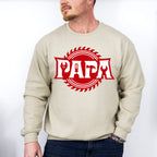 Papa Builder Father's Day Unisex Crewneck T-Shirt Sweatshirt Hoodie