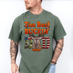 The Best Buckin Dad Father's Day Unisex Crewneck T-Shirt Sweatshirt Hoodie