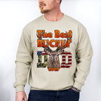 The Best Buckin Dad Father's Day Unisex Crewneck T-Shirt Sweatshirt Hoodie