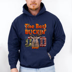 The Best Buckin Dad Father's Day Unisex Crewneck T-Shirt Sweatshirt Hoodie