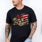 Army Dad Father's Day Unisex Crewneck T-Shirt Sweatshirt Hoodie