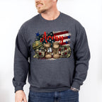 Army Dad Father's Day Unisex Crewneck T-Shirt Sweatshirt Hoodie