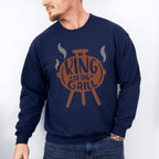 King Of The Grill Father's Day Unisex Crewneck T-Shirt Sweatshirt Hoodie