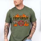 Firefighter Dad Father's Day Unisex Crewneck T-Shirt Sweatshirt Hoodie