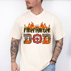 Firefighter Dad Father's Day Unisex Crewneck T-Shirt Sweatshirt Hoodie