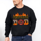 Firefighter Dad Father's Day Unisex Crewneck T-Shirt Sweatshirt Hoodie