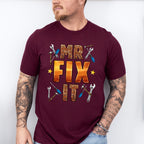 Mr Fix It Father's Day Unisex Crewneck T-Shirt Sweatshirt Hoodie
