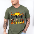 Softball Dad Father's Day Unisex Crewneck T-Shirt Sweatshirt Hoodie