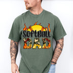 Softball Dad Father's Day Unisex Crewneck T-Shirt Sweatshirt Hoodie
