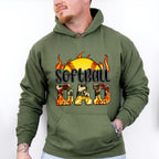 Softball Dad Father's Day Unisex Crewneck T-Shirt Sweatshirt Hoodie