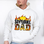 Softball Dad Father's Day Unisex Crewneck T-Shirt Sweatshirt Hoodie