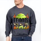 Tennis Dad Father's Day Unisex Crewneck T-Shirt Sweatshirt Hoodie