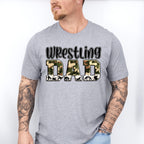 Wrestling Dad Father's Day Unisex Crewneck T-Shirt Sweatshirt Hoodie
