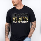 Wrestling Dad Father's Day Unisex Crewneck T-Shirt Sweatshirt Hoodie