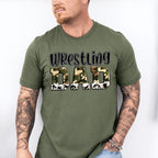 Wrestling Dad Father's Day Unisex Crewneck T-Shirt Sweatshirt Hoodie