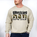 Wrestling Dad Father's Day Unisex Crewneck T-Shirt Sweatshirt Hoodie