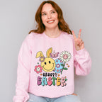 Groovy Easter Easter Day Unisex Crewneck T-Shirt Sweatshirt Hoodie