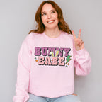 Bunny Babe Easter Day Unisex Crewneck T-Shirt Sweatshirt Hoodie