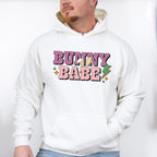 Bunny Babe Easter Day Unisex Crewneck T-Shirt Sweatshirt Hoodie