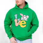 Love Easter Bunny Easter Day Unisex Crewneck T-Shirt Sweatshirt Hoodie