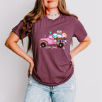 Hello Spring Truck Easter Day Unisex Crewneck T-Shirt Sweatshirt Hoodie