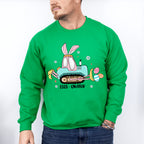 EggsCavator Easter Day Unisex Crewneck T-Shirt Sweatshirt Hoodie