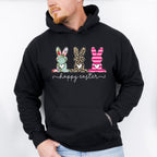 Happy Easter Bunnies Easter Day Unisex Crewneck T-Shirt Sweatshirt Hoodie